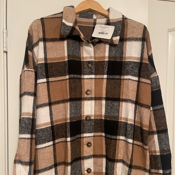 Mocha/Black/Plaid Shaket - Picture 1 of 1